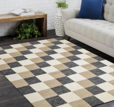 Moroccon Zebra Design Wool Rug